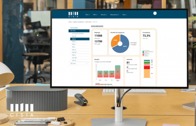 TOLC 2025: online l'analisi dettagliata test per test. L'immagine raffigura una delle pagine web realizzate, con i grafici in evidenza.