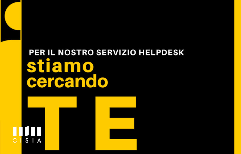 Stiamo cercando una persona per il servizio HelpDesk